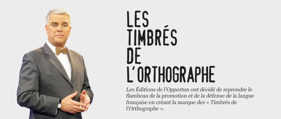 Le grand concours national d’orthographe.